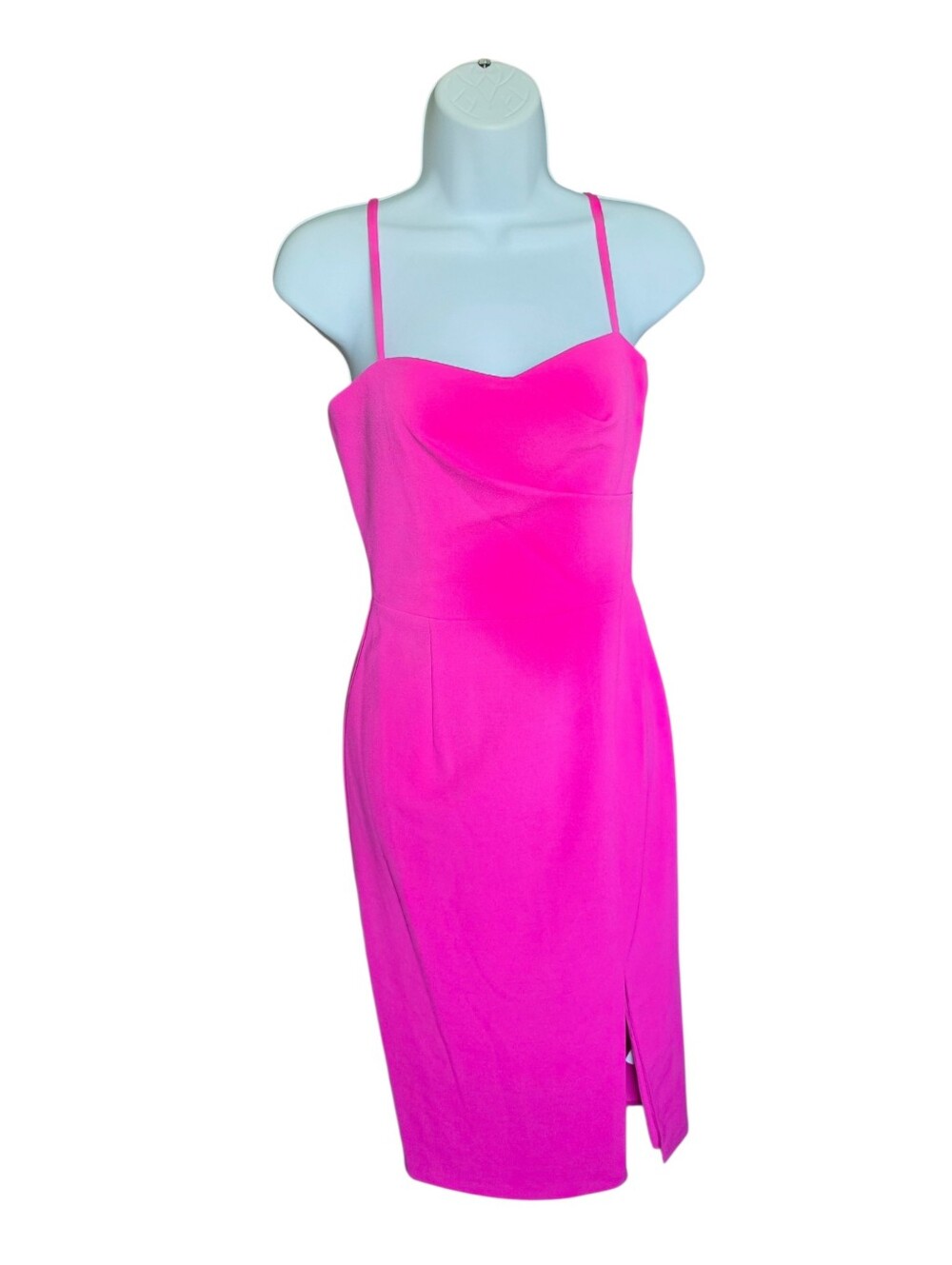 Dress The Population Pink Alana Midi Dress Size S